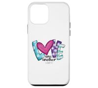 Custodia per iPhone 12 mini San Valentino religioso Gesù Amore l'un l'altro Bibbia Pace