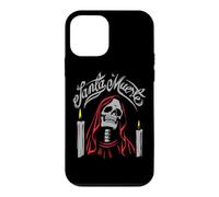 Custodia per iPhone 12 mini SANTA MUERTE MESSICO SKELETON GOTHIC DONNA DONNE UOMO UOMINI