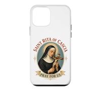 Custodia per iPhone 12 mini Santa Rita di Cascia Patrona Cattolica dell'Impossibile