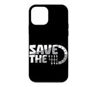 Custodia per iPhone 12 mini Save The Stick - Trasmissione manuale a tre pedali, per auto