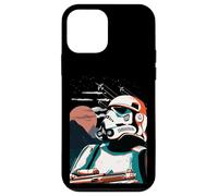 Custodia per iPhone 12 mini Scena originale Stormtrooper arancione verde acqua tramonto