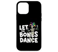 Custodia per iPhone 12 mini Scheletro danzante Mardi Gras Let The Bones Dance Funny Parade