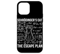 Custodia per iPhone 12 mini Schrodinger Cat Escape Plan Fisica Quantistica Gatto