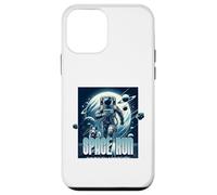 Custodia per iPhone 12 mini Sci Fi Space Run Run Ma non puoi nascondere l'astronauta