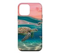 Custodia per iPhone 12 mini Sea Turtle Ocean Accessori per telefono Tropical Beach Art