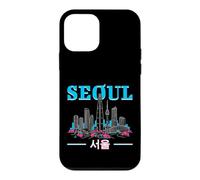Custodia per iPhone 12 mini Seoul Corea del Sud Pop Sud Corea Vintage Style