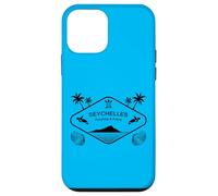 Custodia per iPhone 12 mini Seychelles Isola Sole e Palme