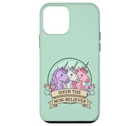 Custodia per iPhone 12 mini Shun The Non-Believer Funny Charlie Unicorn Sarcasmo Meme