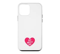 Custodia per iPhone 12 mini Siamo incinti ma soprattutto lei frase divertente
