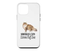 Custodia per iPhone 12 mini Siberian Cats Extreme Fluff Zone, design per proprietario di gatti