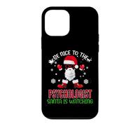 Custodia per iPhone 12 mini Sii gentile con lo psicologo che Babbo Natale sta guardando