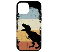 Custodia per iPhone 12 mini Silhouette retrò del dinosauro T-Rex