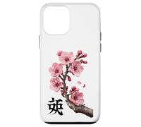 Custodia per iPhone 12 mini Simbolo dell'anima dei fiori di ciliegio Rami Rosa Petali Emblema