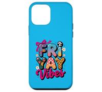 Custodia per iPhone 12 mini Simpatico design colorato Friyay Vibes per le celebrazioni del venerdì del fine settimana