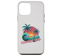 Custodia per iPhone 12 mini Simpatico VIAGGIO ESTIVO Tutte le ragazze Vacanze Che succede Spiagge Famiglia