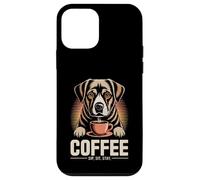Custodia per iPhone 12 mini Sip Sit Stay Dog Coffee Lover Puppy Cafe