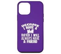 Custodia per iPhone 12 mini Sister Bond Family Love Quote Friend