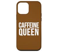 Custodia per iPhone 12 mini Slogan divertente per amanti del caffè della regina della caffeina