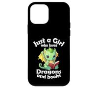 Custodia per iPhone 12 mini Solo una ragazza che ama i draghi e i libri, Dragon for Kids