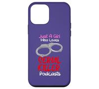 Custodia per iPhone 12 mini Solo una ragazza che ama i podcast di serial killer True Crimes