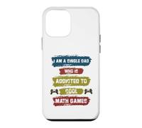 Custodia per iPhone 12 mini Sono un papà single che è dipendente da Cool Math Games Gaming