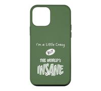 Custodia per iPhone 12 mini Sono un po' pazza ma il mondo pazzo - Country Music