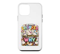 Custodia per iPhone 12 mini Sono venuto, ho suonato il clacson, ho dimenticato perché Funny Goose Humor Pond