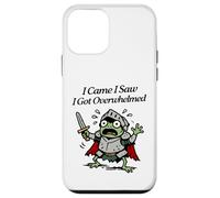 Custodia per iPhone 12 mini Sono venuto ho visto che sono stato sopraffatto dal panico della piccola rana cavaliere