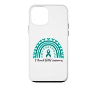 Custodia per iPhone 12 mini Sostengo i sopravvissuti alla consapevolezza delle aggressioni sessuali Boho Rainbow