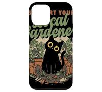 Custodia per iPhone 12 mini Sostieni il tuo gatto botanico amante delle piante da giardiniere locale