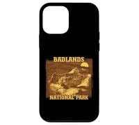 Custodia per iPhone 12 mini South Dakota Badlands National Park Paesaggio Vintage
