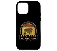 Custodia per iPhone 12 mini Souvenir di bisonte del South Dakota del Parco nazionale delle Badlands vintage
