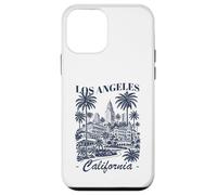 Custodia per iPhone 12 mini Souvenir di viaggio minimalista con skyline della California di Los Angeles