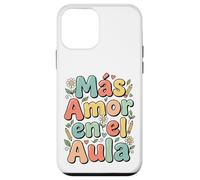 Custodia per iPhone 12 mini Spagnolo Inspirational More Loves Mas Amor En El Aula
