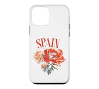 Custodia per iPhone 12 mini Spain Football Fan Floral Rose Soccer