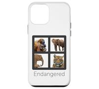 Custodia per iPhone 12 mini Specie in pericolo di estinzione Orangutan Tiger Elefanti