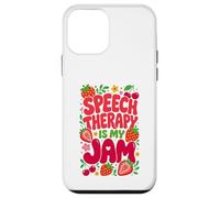 Custodia per iPhone 12 mini Speech Therapy is My Jam Boho Floral SLP Speech Therapist