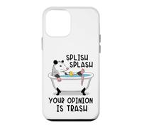 Custodia per iPhone 12 mini Splish Splash La tua opinione è Trash Opossum Bath