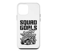 Custodia per iPhone 12 mini Squad Goals FPS Gamer Divertente Giocatore Militare Videogioco