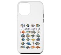 Custodia per iPhone 12 mini St Simons Island GA - Pesce colorato