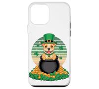 Custodia per iPhone 12 mini Staffordshire Bull Terrier St Patricks Day Leprechaun