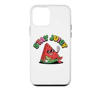 Custodia per iPhone 12 mini Stay Juicy Chill Anguria segno della pace Retro Summer Vibes