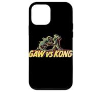 Custodia per iPhone 12 mini Stencil Mash Geek tra King Kong Skull Island e Gaw MonsterVerse