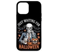 Custodia per iPhone 12 mini Sto solo aspettando Halloween Funny Skeleton Pumpkin Humor