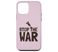 Custodia per iPhone 12 mini Stop the War Peace Protest Messaggio Anti Lotta