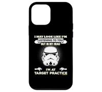 Custodia per iPhone 12 mini Stormtrooper In My Head I'm at Target Practise Slogan