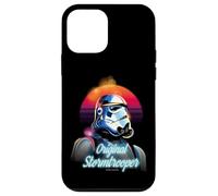 Custodia per iPhone 12 mini Stormtrooper Retrowave 70s Sunset originale