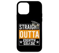Custodia per iPhone 12 mini Straight Outta 8th Grade Graduation