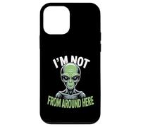 Custodia per iPhone 12 mini Strano Divertente Im Not From Around Here Alien Costume