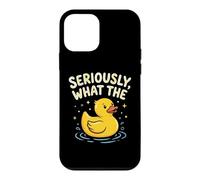 Custodia per iPhone 12 mini Sul serio, What The (Duck) Funny Daying Animal Attitude Duck
